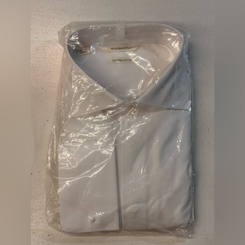 SUITSUPPLY NWT Tailored Fit Tuxedo Shirt 17 XL